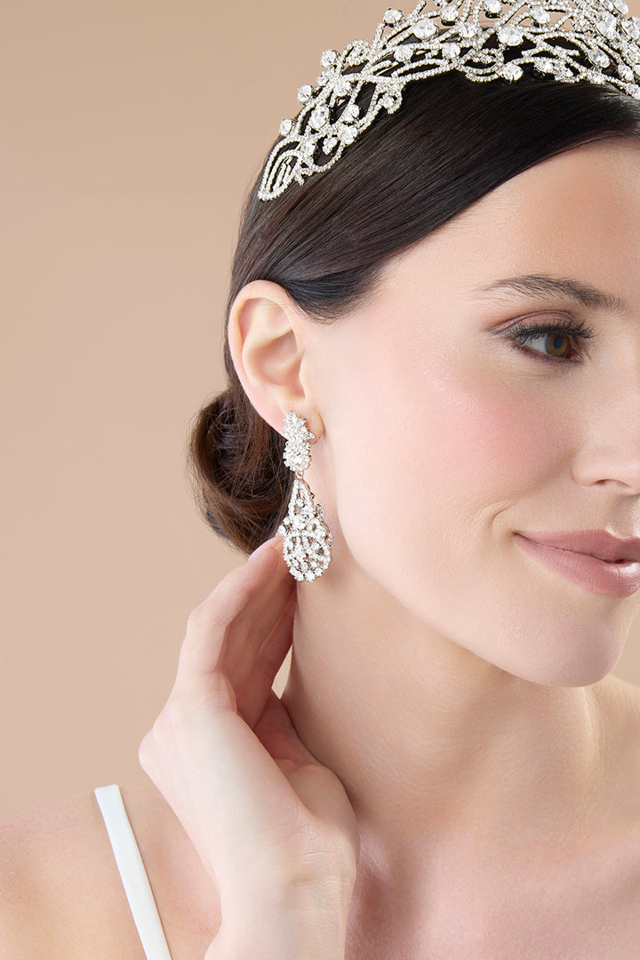 DILARA Swarovski Statement Earrings