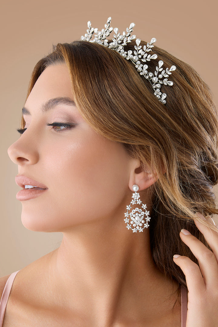 HARPER-PEARLS Swarovski Tiara