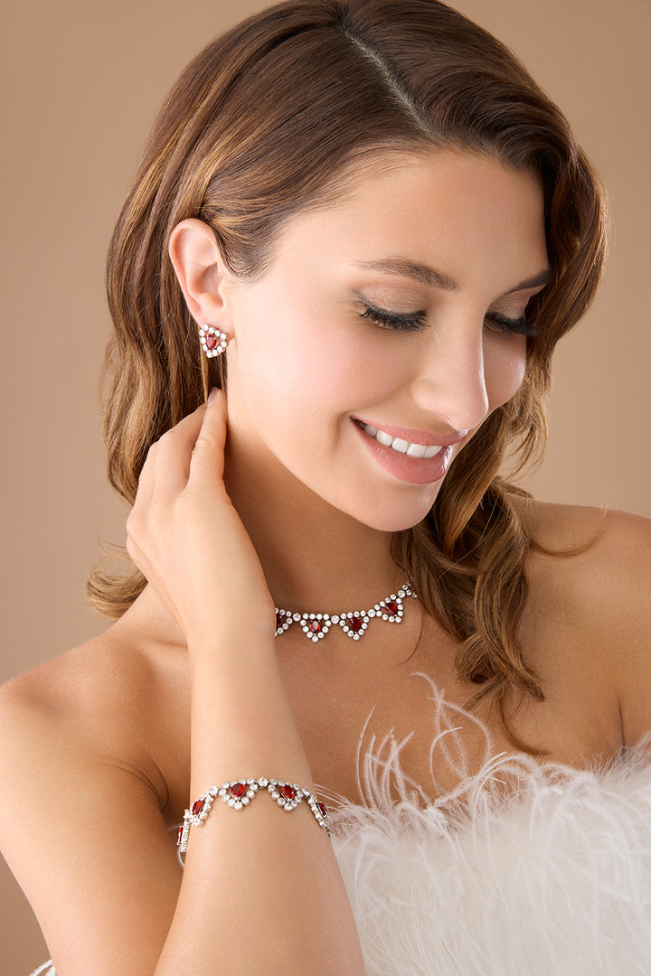 SWEETHEART Simulated Diamond Jewelry Set