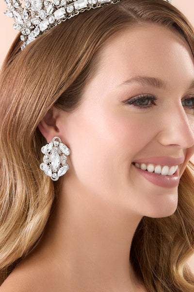 myla ikon earrings on model  image 3