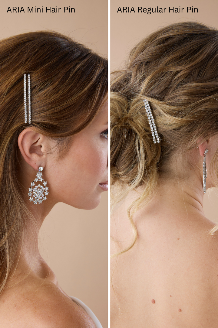 ARIA Mini Swarovski Hair Pins (Sold in Pairs)