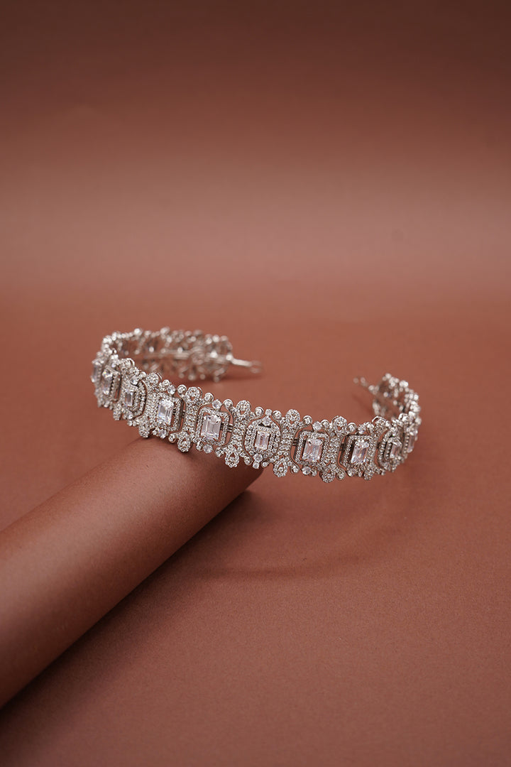 ARINA Swarovski Bun Cuff