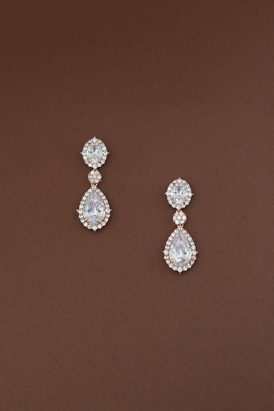 AWE Simulated Diamond Drop Earrings