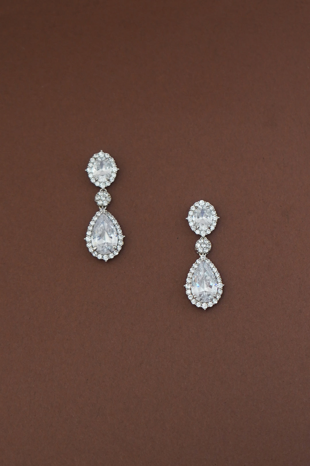 AWE Simulated Diamond Drop Earrings