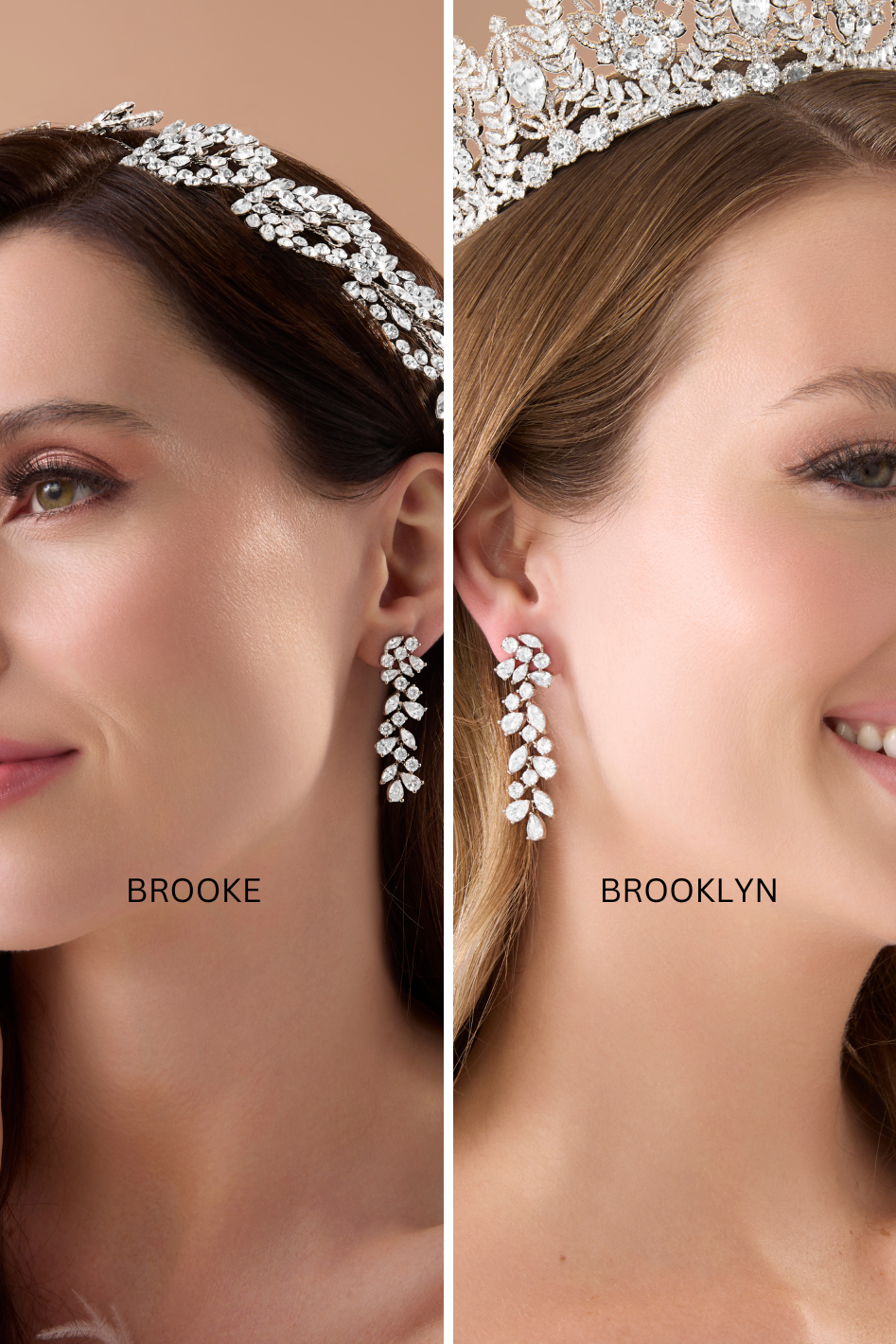 BROOKE Simulated Diamond Drop Earrings