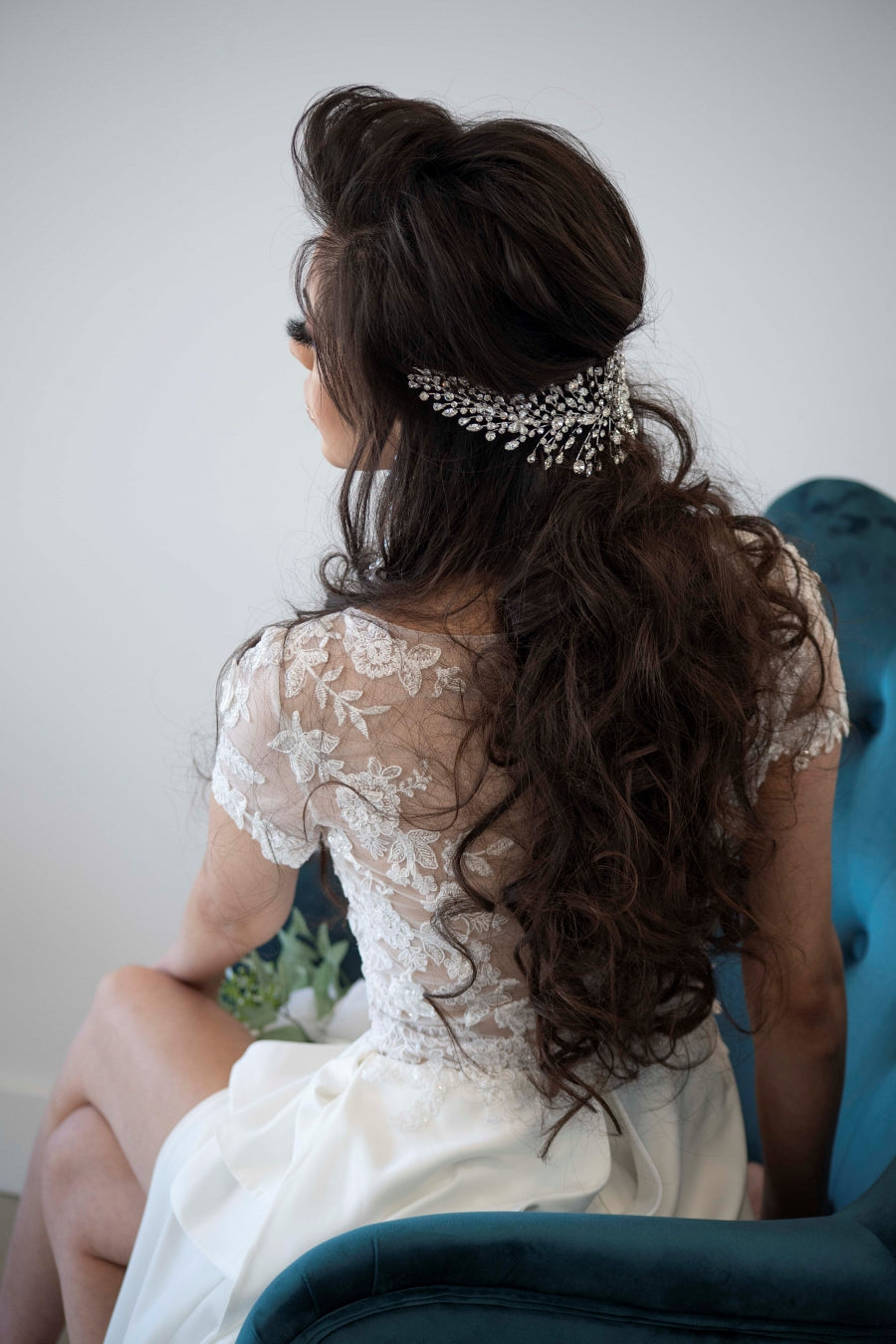 CHARLOTTE Bridal Headband, Swarovski Wedding Headpiece - SAMPLE SALE