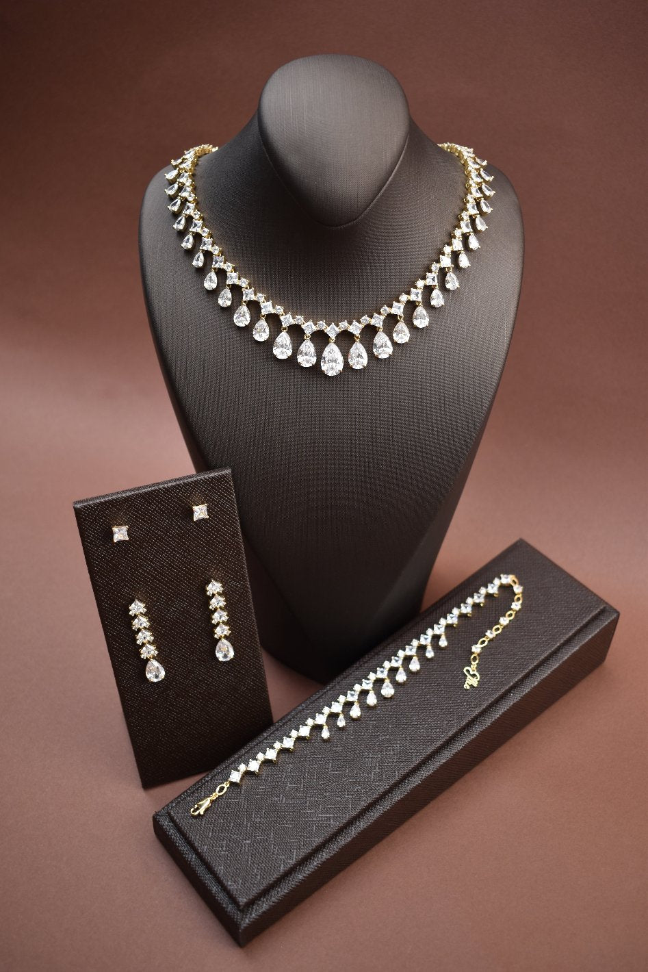 CASANDRA Simulated Diamond Jewelry Set