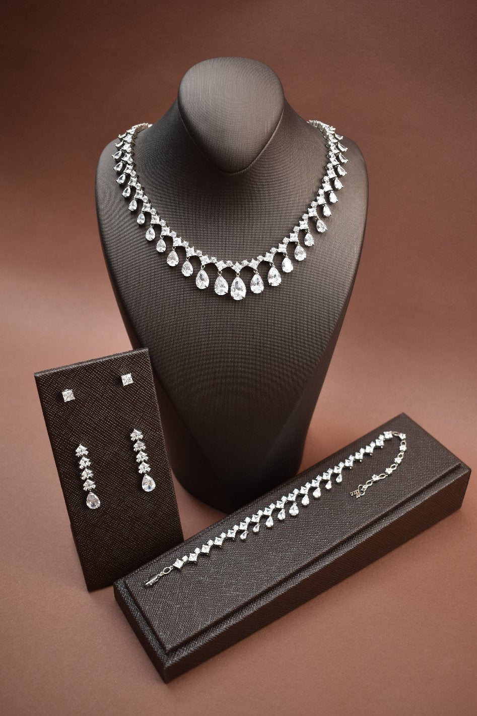 CASANDRA Simulated Diamond Jewelry Set