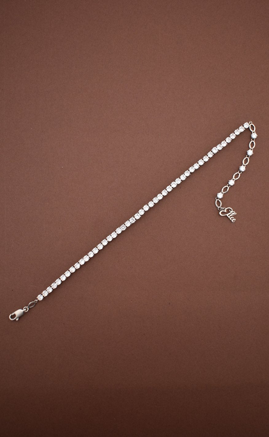 Charli Tennis Bracelet Silver