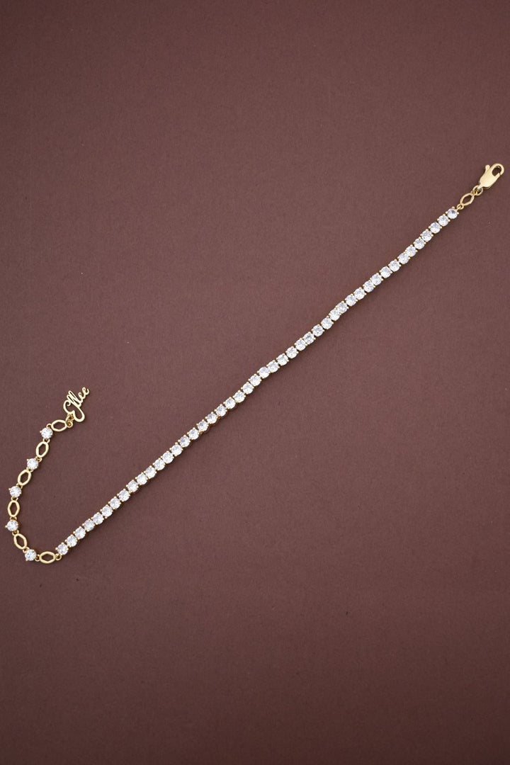 Charli Tennis Bracelet gold