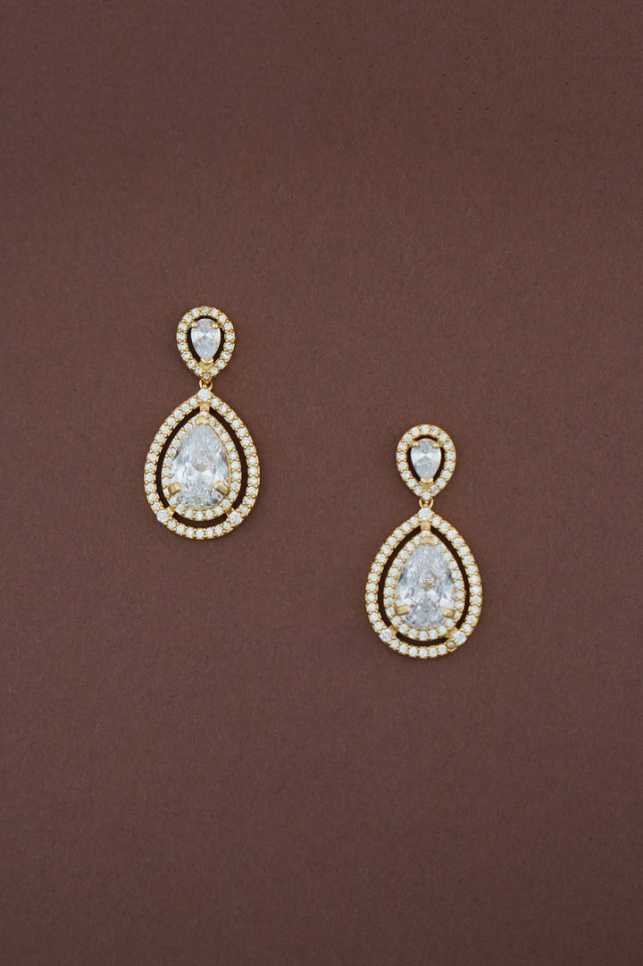 DESTINEE Simulated Diamond Drop Earrings