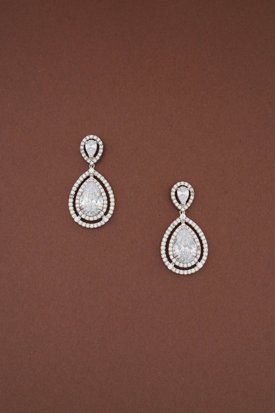 DESTINEE Simulated Diamond Drop Earrings