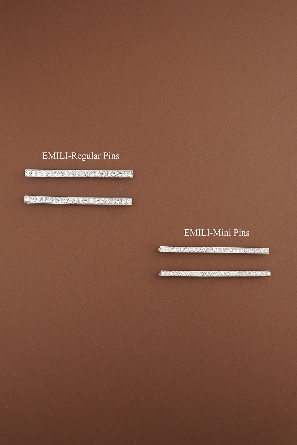 EMILI Mini Swarovski Hair Pins (Sold in Pairs)