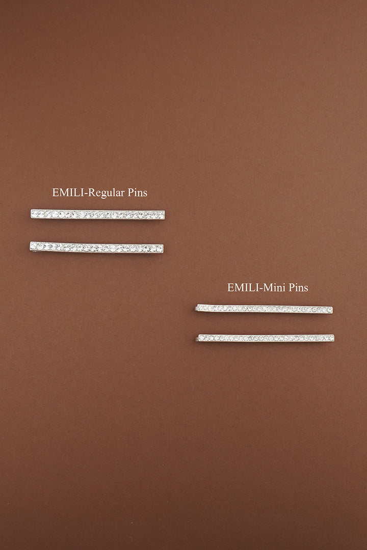 EMILI Mini Swarovski Hair Pins (Sold in Pairs)