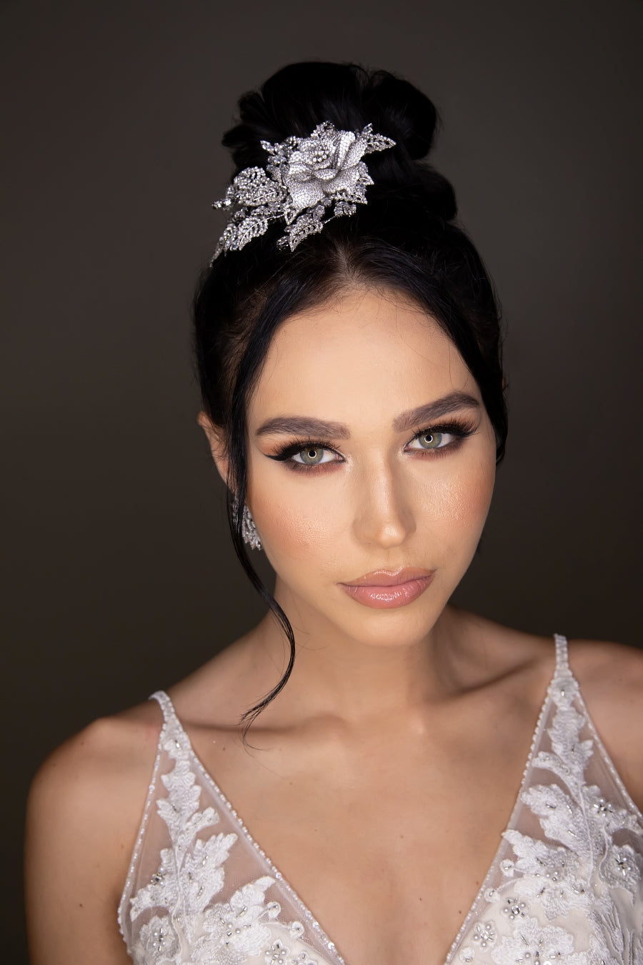 LAURA Swarovski Bridal Hair Comb, Wedding Headpiece - SAMPLE SALE