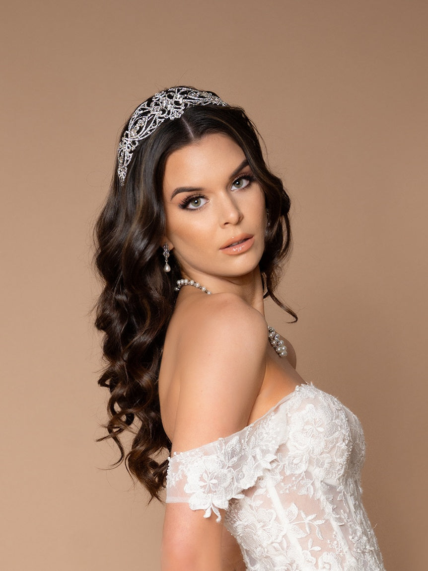 LEONORA Swarovski Most Magnificent Bridal Headpiece - SAMPLE SALE