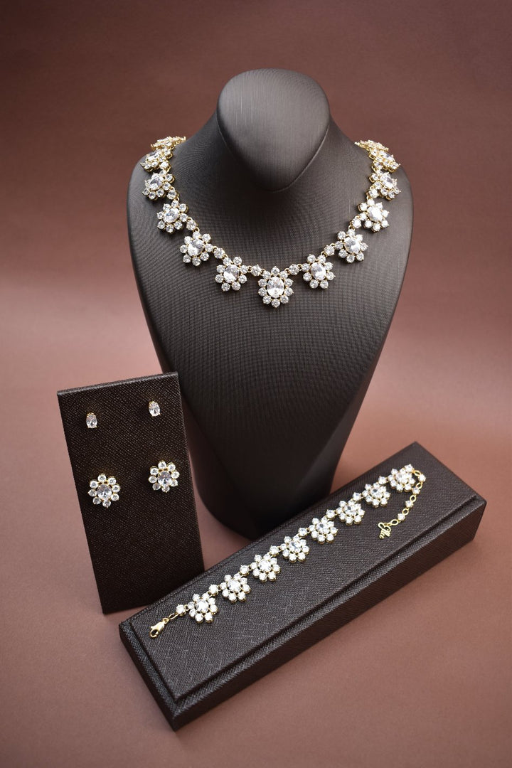 MAGNOLIA Simulated Diamond Jewelry Set