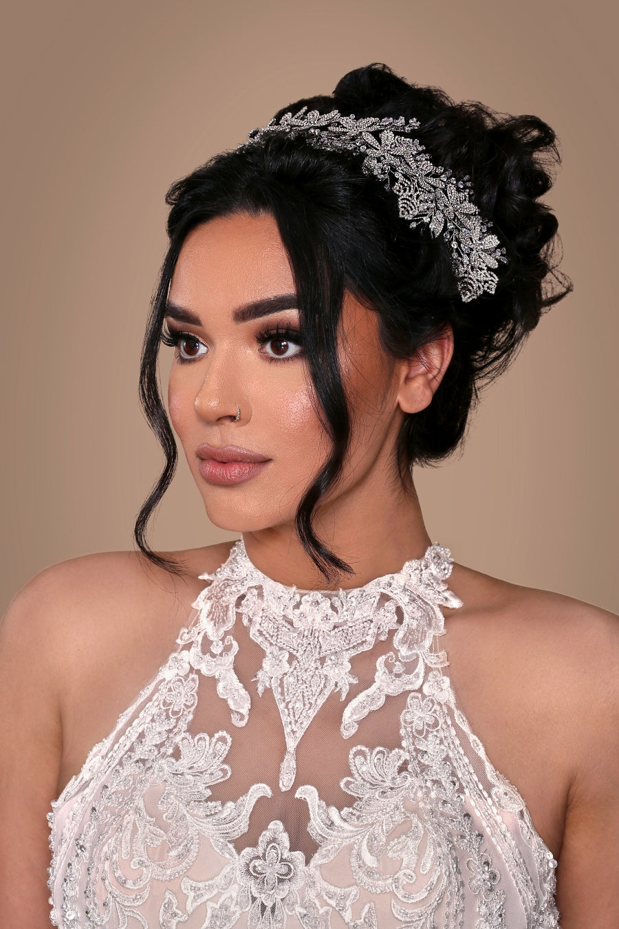 ROSALEE Swarovski Wedding Headpiece with Micro Zirconia - SAMPLE SALE