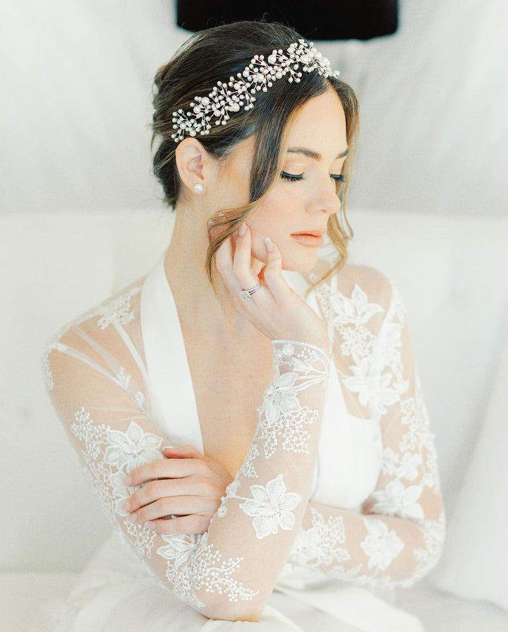 MARIT-PEARLS and Swarovski Stunning Headband