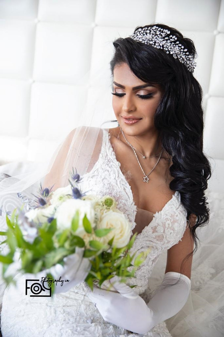 CHARLOTTE Bridal Headband, Swarovski Wedding Headpiece - SAMPLE SALE