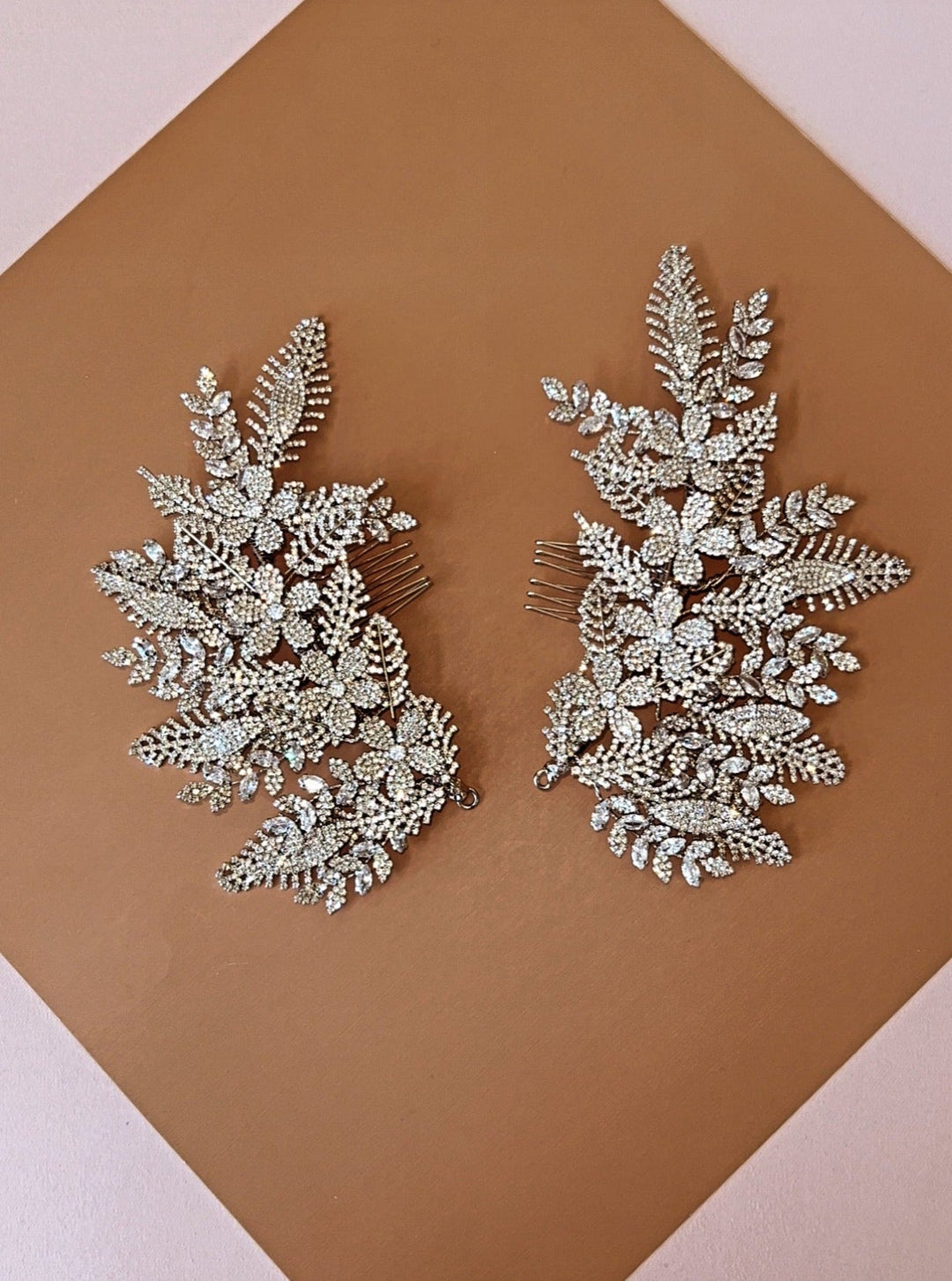 GAMILA Swarovski Bridal Hair Comb, Wedding Hair Wings - SAMPLE SALE