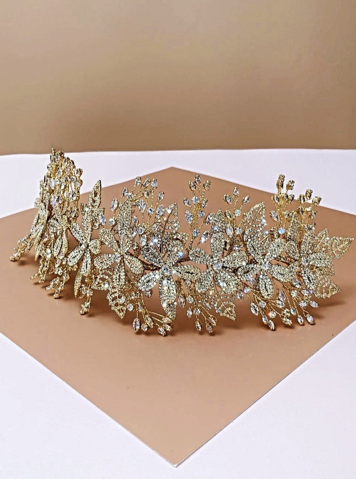 ROSALEE Swarovski Wedding Headpiece with Micro Zirconia - SAMPLE SALE