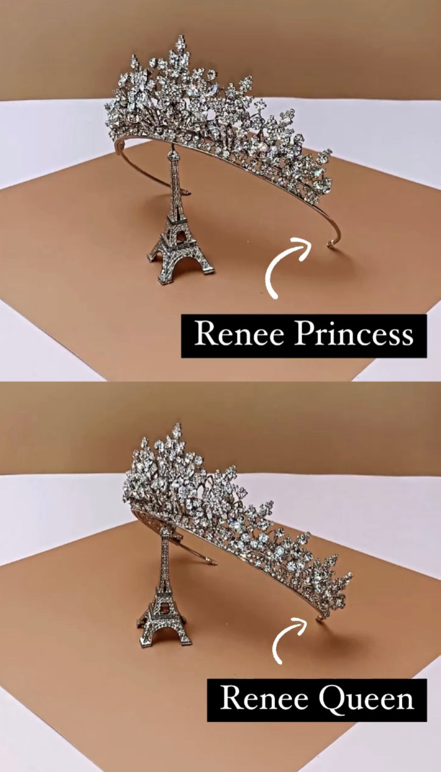 RENEE Queen Swarovski Quinceanera Tiara