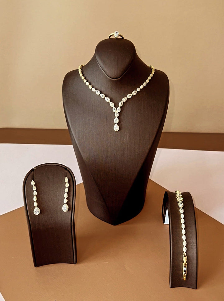 DREAM Jewelry Set with Necklace, Bracelet, Drop Earrings, and Ring *Final Sale*