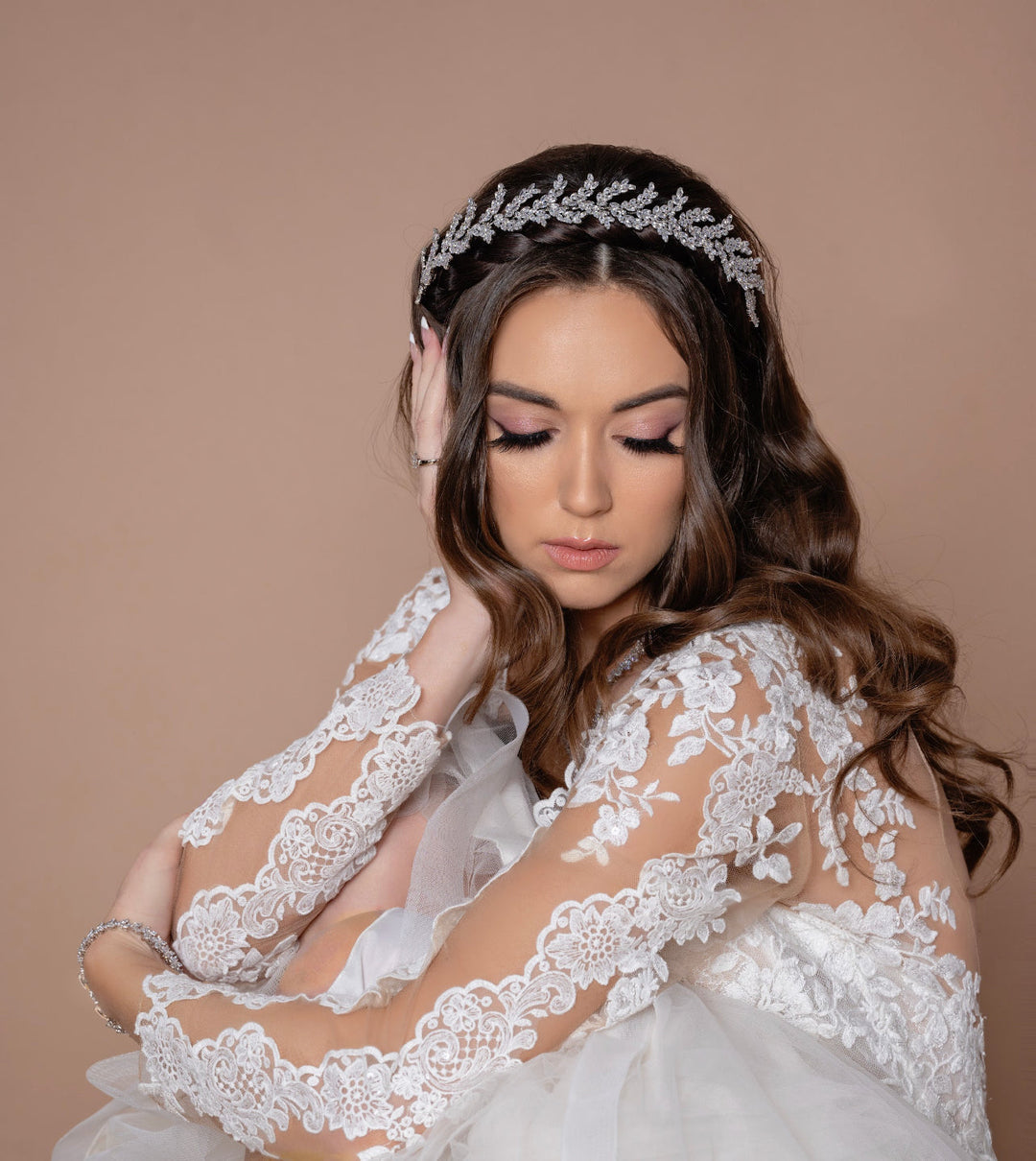 NOMI Swarovski Sparkly Bridal Headband - SAMPLE SALE