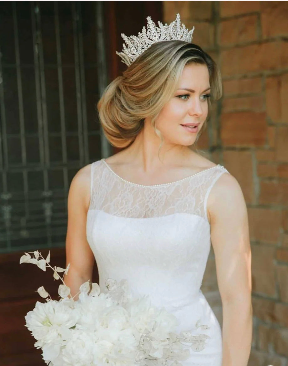 AURORA Swarovski Bridal Crown - SAMPLE SALE