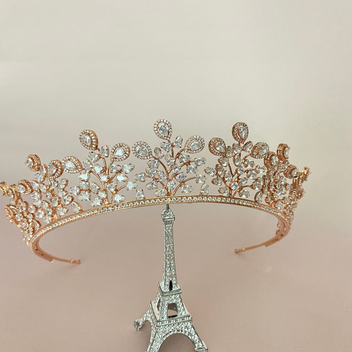 FAITH Swarovski Tiara, Gorgeous Bridal Crown - SAMPLE SALE