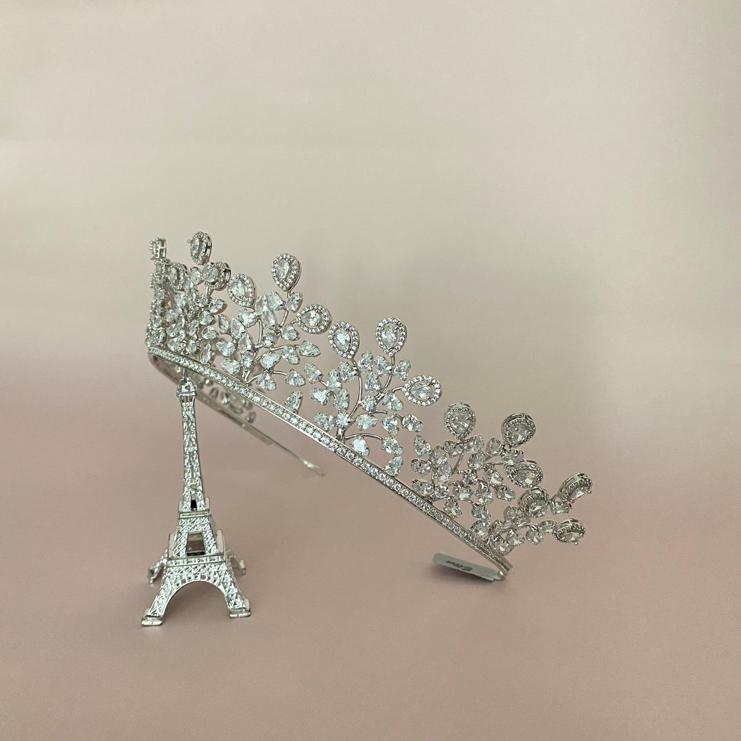 FAITH Swarovski Tiara, Gorgeous Bridal Crown - SAMPLE SALE