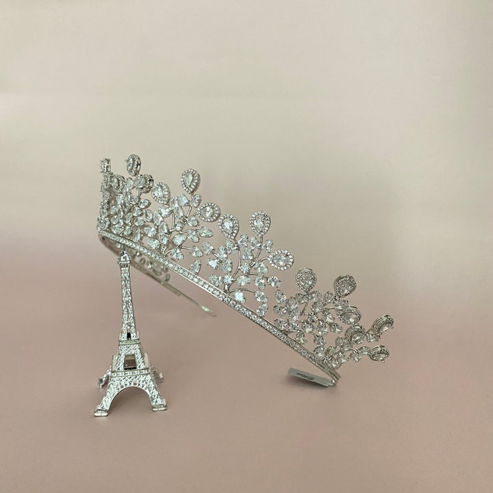 FAITH Swarovski Tiara, Gorgeous Bridal Crown - SAMPLE SALE