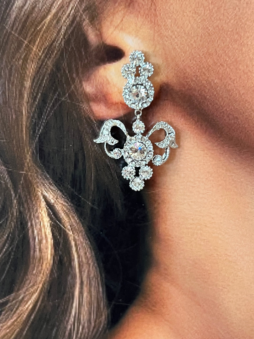 INES Earrings, Swarovski Earrings - SAMPLE SALE