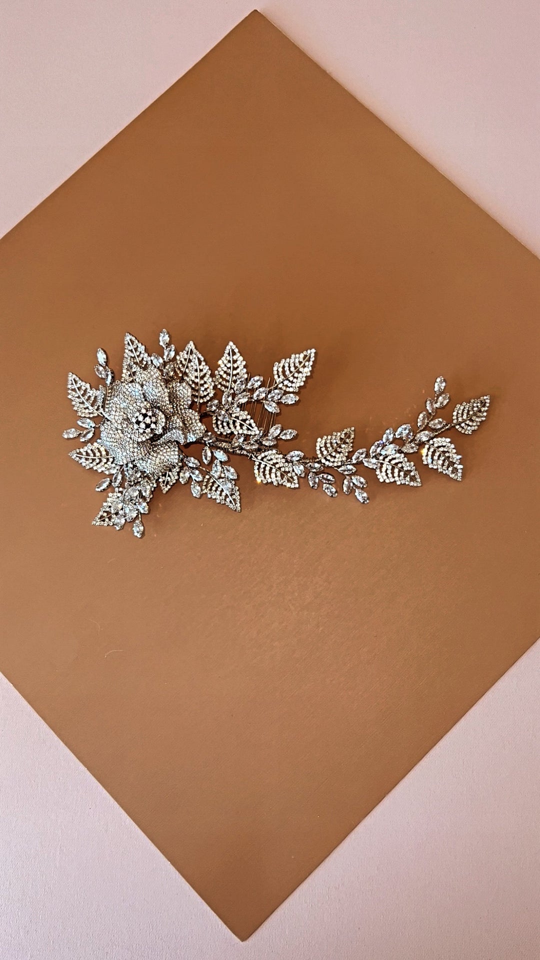 LAURA Swarovski Bridal Hair Comb, Wedding Headpiece - SAMPLE SALE