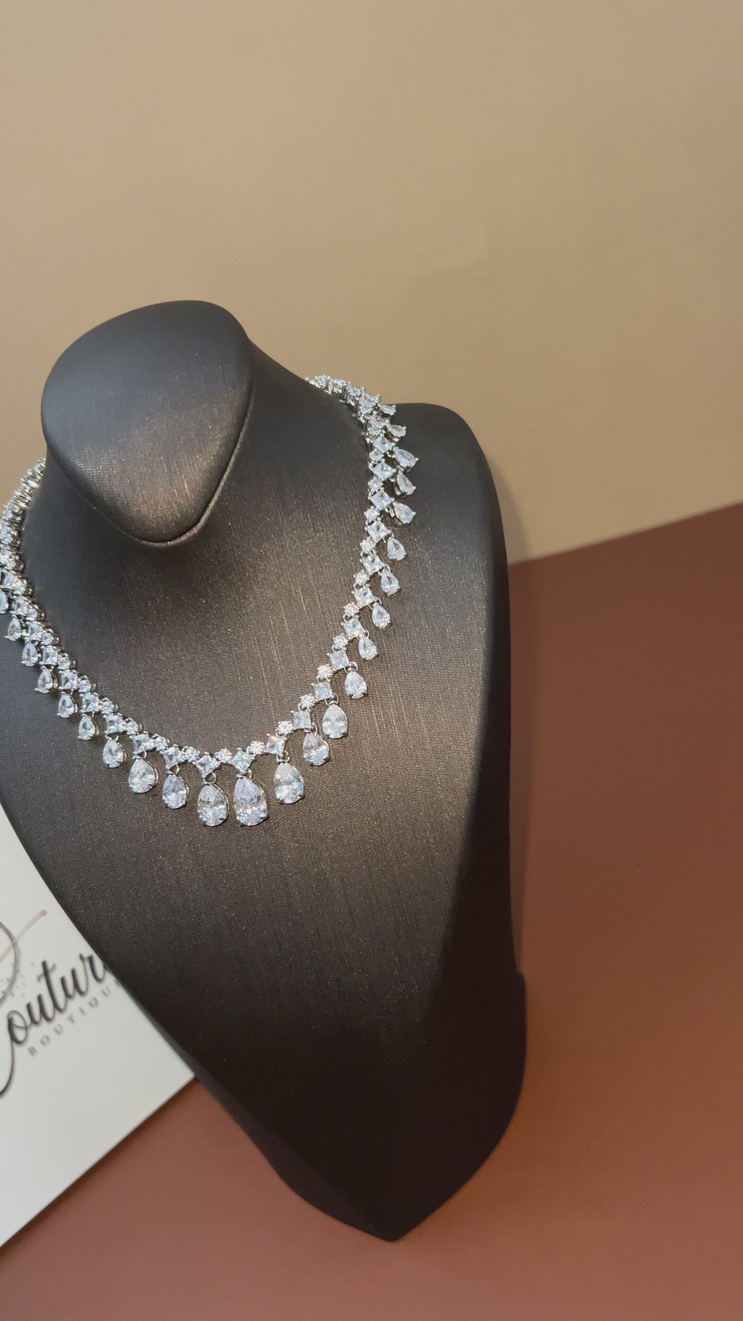 CASANDRA Simulated Diamond Necklace - SAMPLE SALE