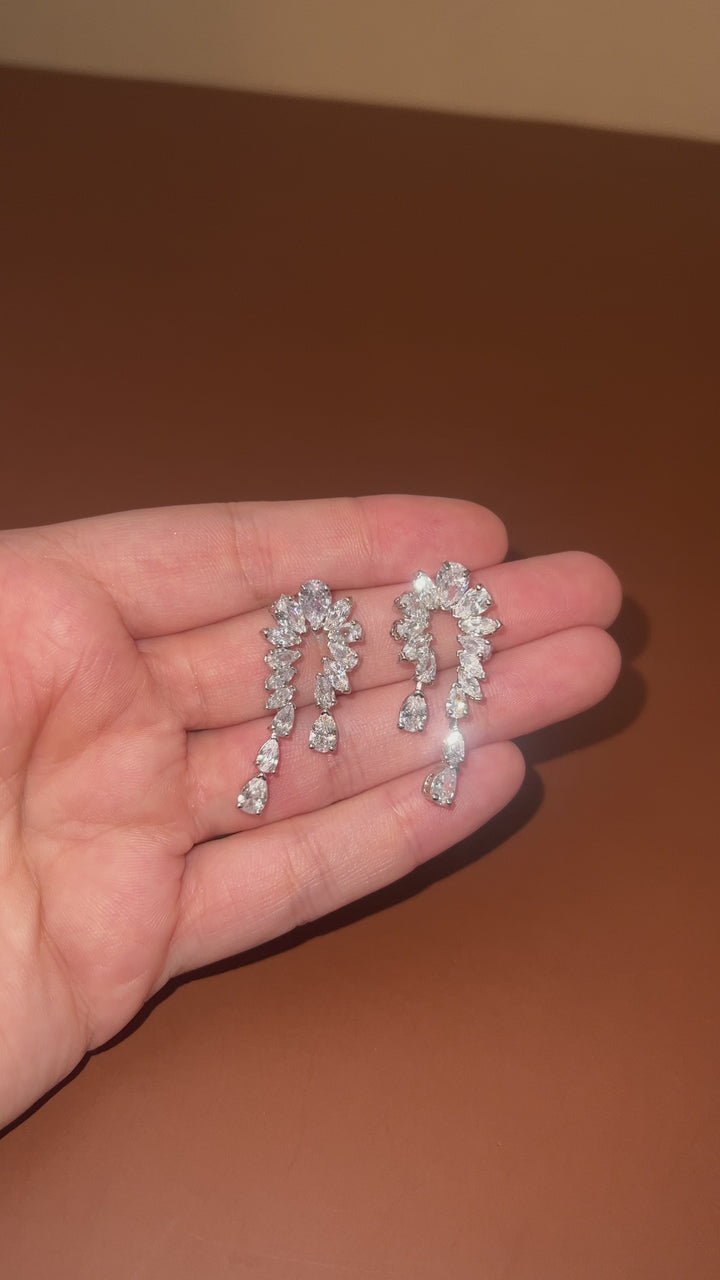 RAJWA Simulated Diamond Earrings