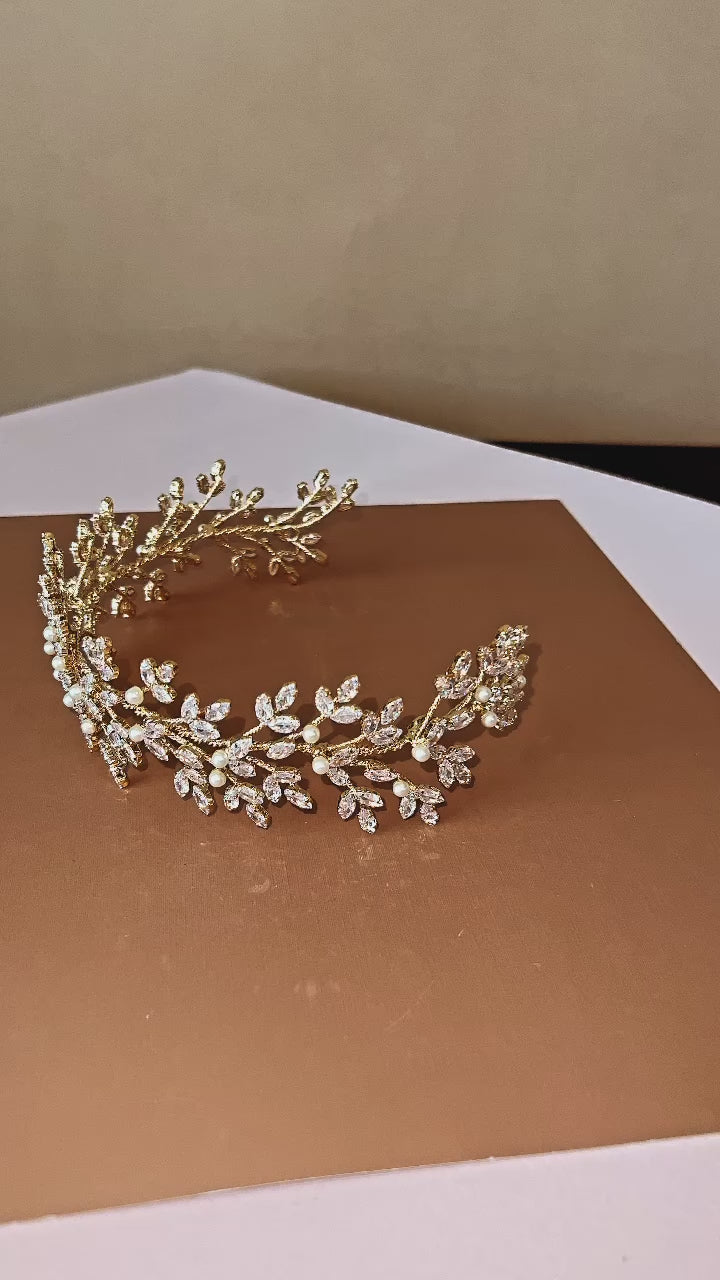 NOOR Simulated Diamond Headpiece