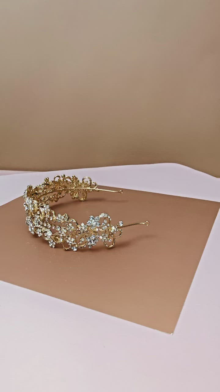 ZARIAH Stunning Swarovski Bridal Headpiece