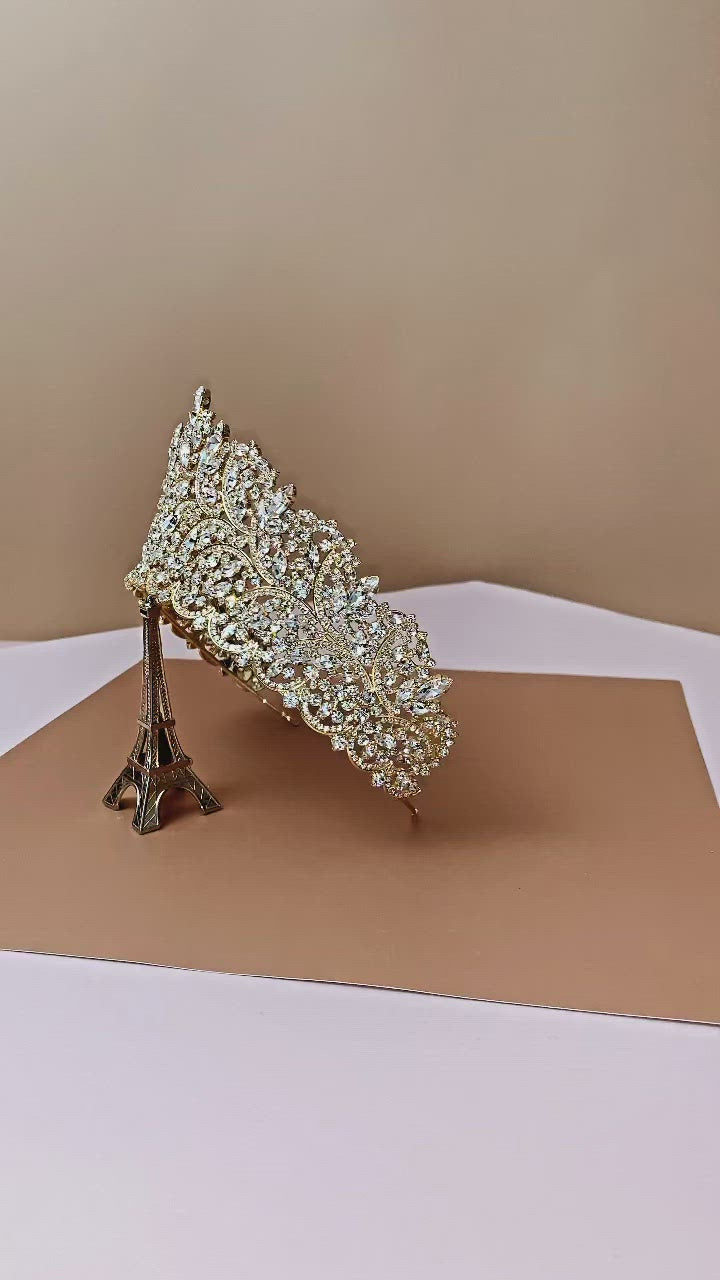 GEORGIAN Swarovski Bridal Crown