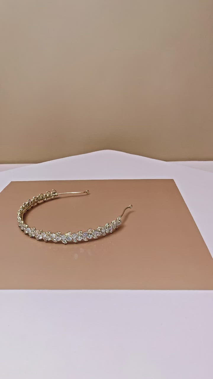 ALORA Simulated Diamond Headband