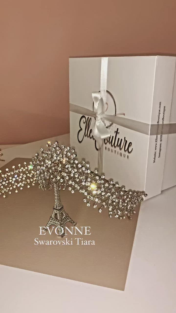 EVONNE Swarovski Bridal or Special Occasion Tiara