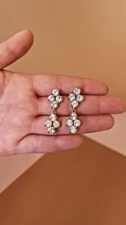 HONEYMOON Earrings, Swarovski Earrings (Final Sale)