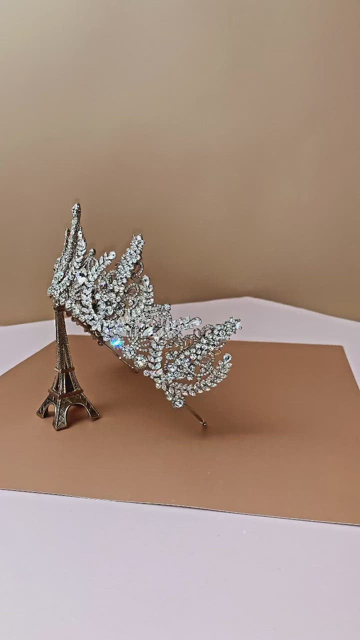 AURORA Swarovski Bridal Crown