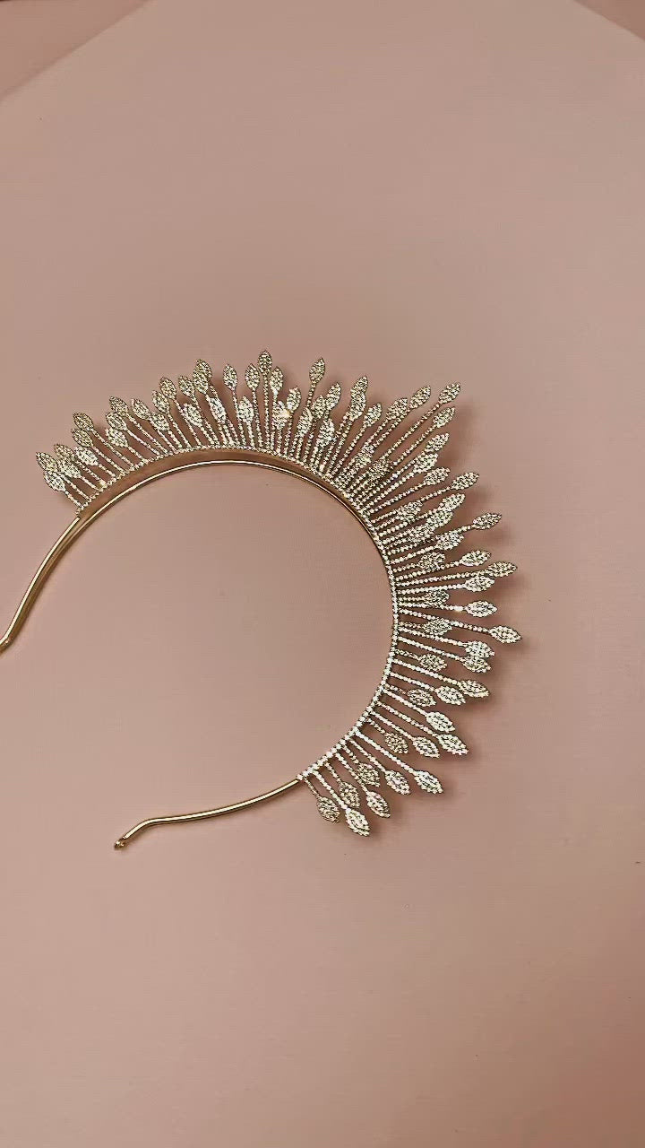 ELAYNE Luxurious Modern Bridal/Special Event Tiara