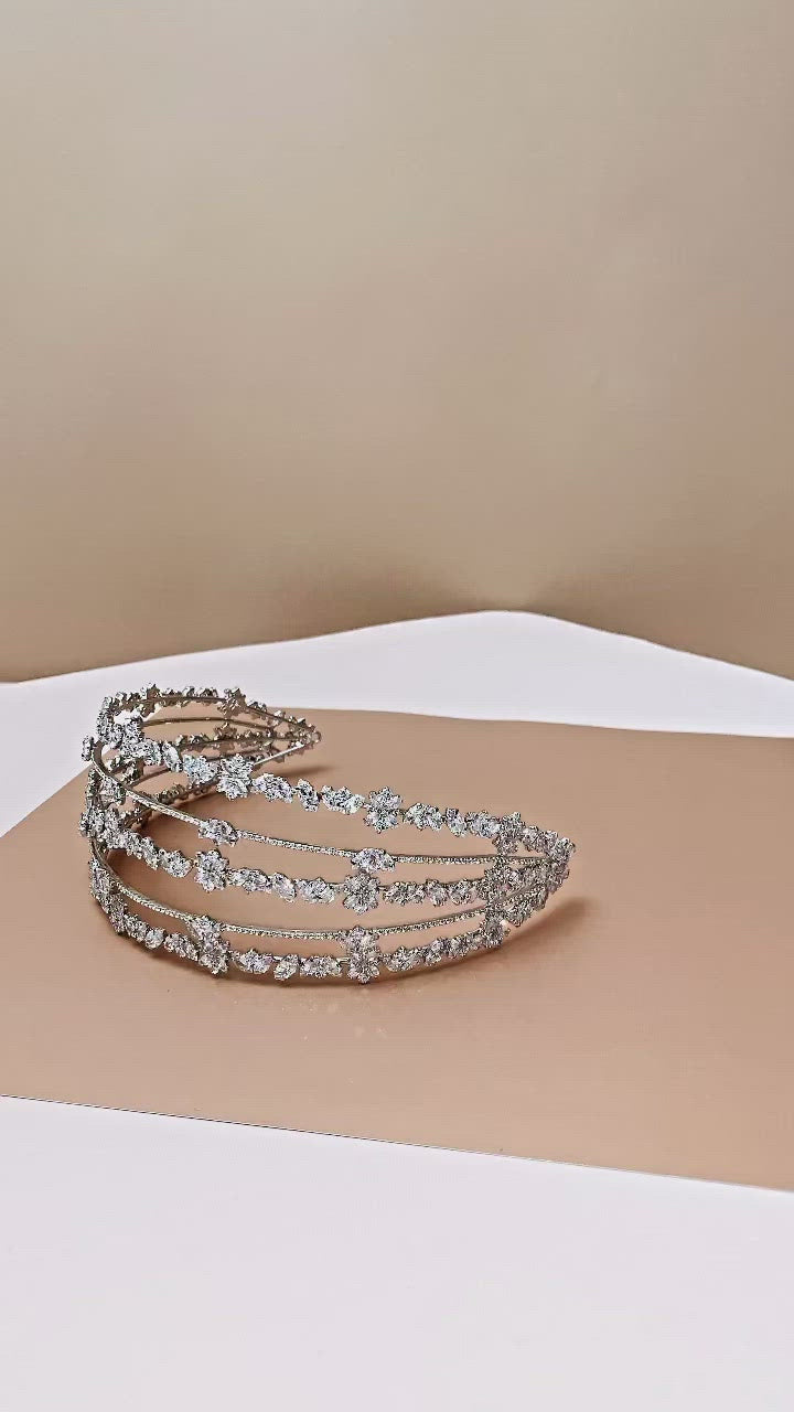 ESTELLE Luxurious Swarovski Bridal Headpiece