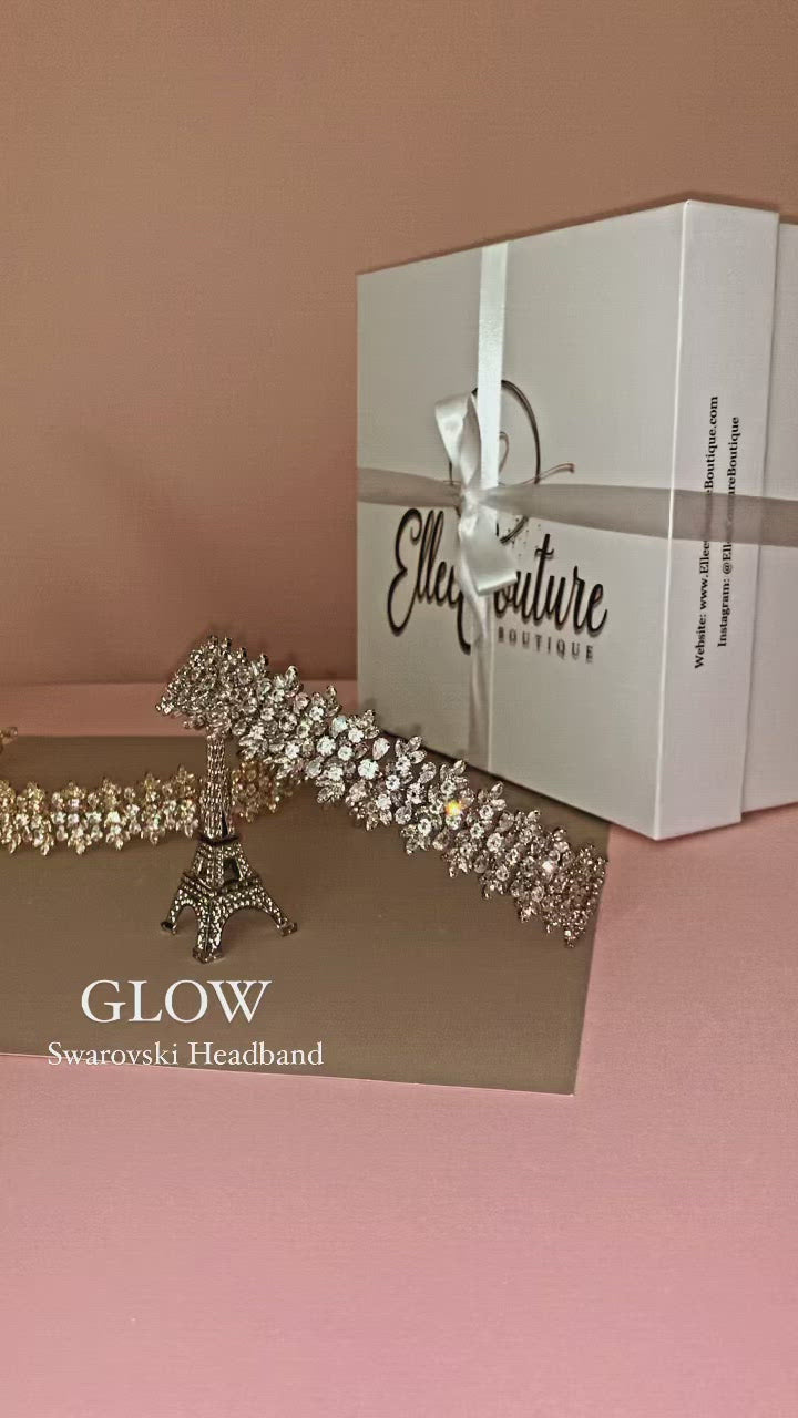 GLOW Swarovski Beautiful Bridal Headband