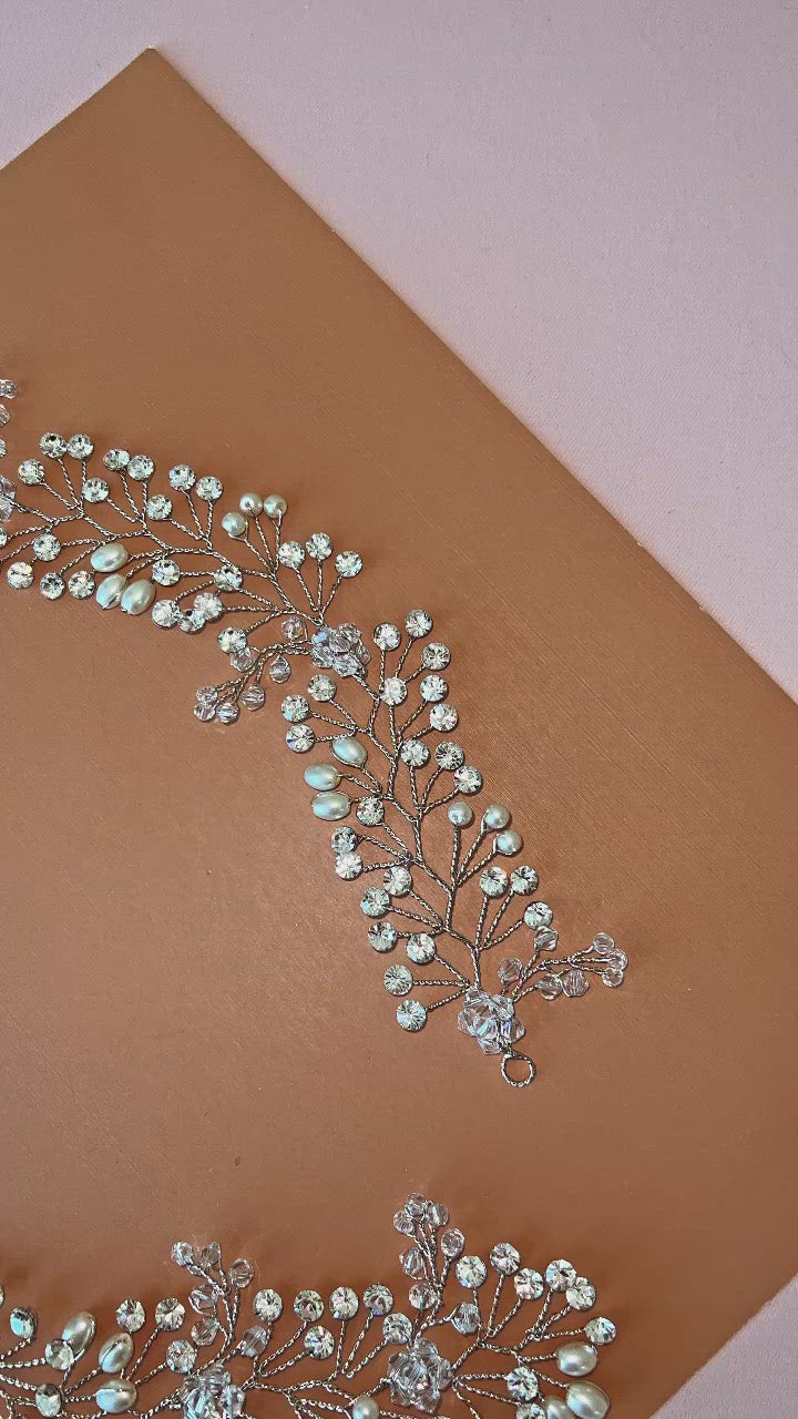 ECLATE Swarovski Hair Vine