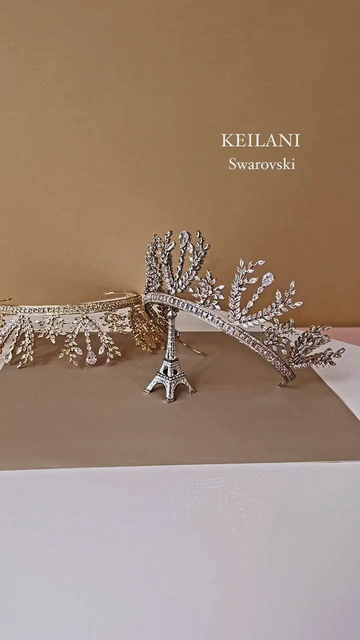 KEILANI Beautiful Swarovski Bridal Luxurious Crown