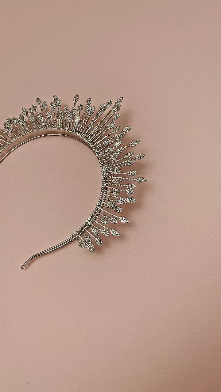 ELAYNE Luxurious Modern Bridal/Special Event Tiara